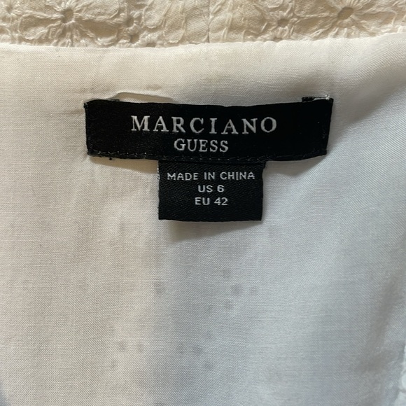 Marciano white laced wrap dress - Picture 3 of 6